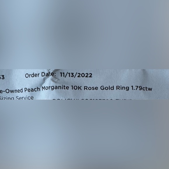 Peach  Morganite 10kt Ring - Picture 11 of 12